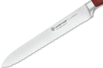 Couteau à saucisson Wusthof Classic Colour Tasty Sumac forgé lame crantée 14cm