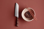 Couteau santoku Wusthof Classic Colour Tasty Sumac lame alvéolée 17cm