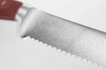 Couteau à pain Wusthof Classic Colour Tasty Sumac forgé lame micro-dentelée 23cm