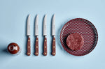 Set de 4 couteaux à steak Wusthof Classic Colour Tasty Sumac forgés lame 12cm