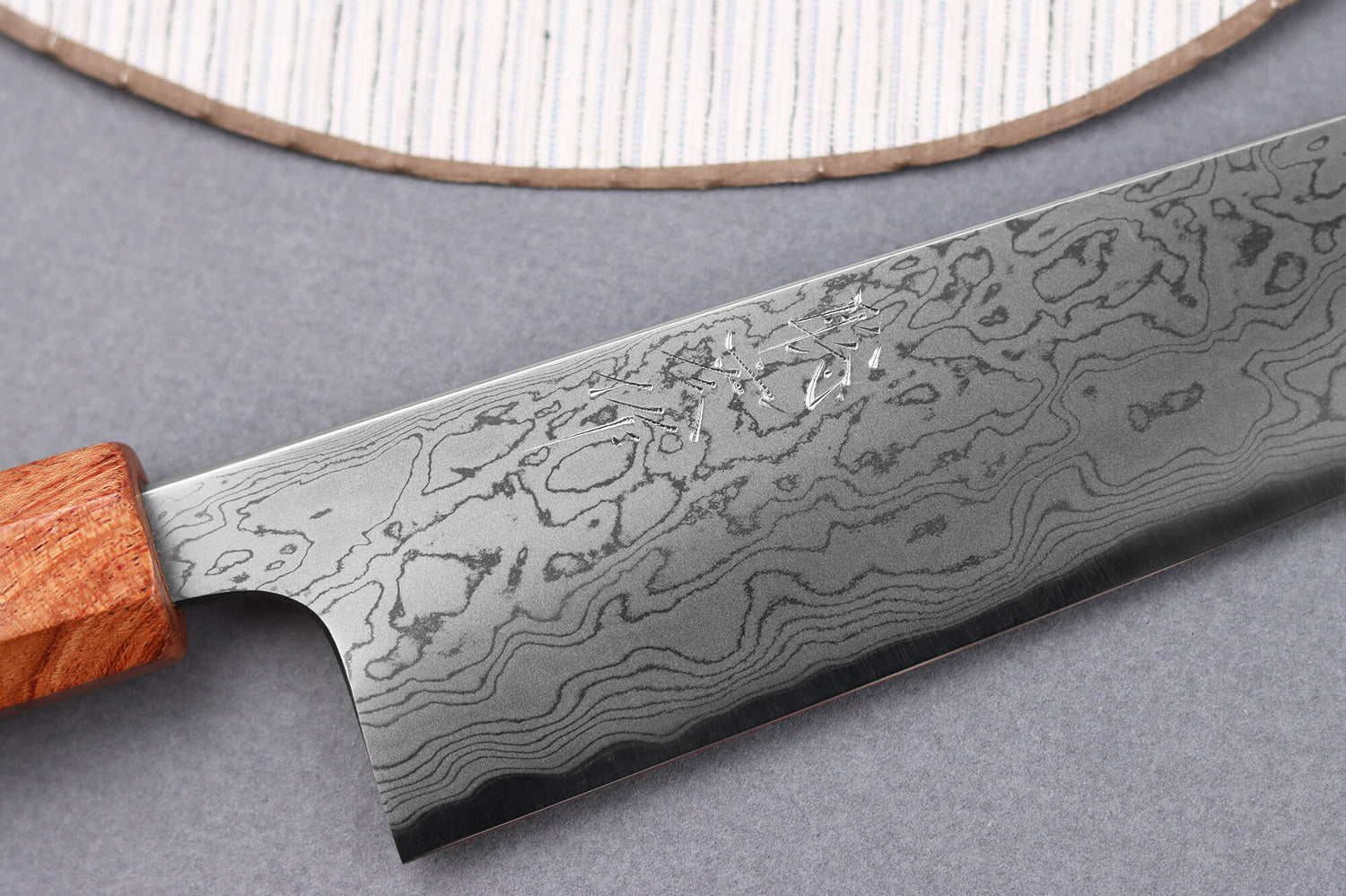 Couteau de chef 21cm japonais artisanal Toshihiro Wakui Aogami 2 damas laminé