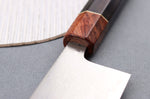 Couteau nakiri 16,5cm japonais artisanal Toshihiro Wakui Aogami 2 damas laminé