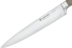 Couteau à trancher Wusthof Classic Colour Velvet Oyster forgé lame 16cm