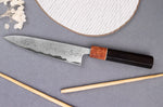 Couteau universel 15cm japonais artisanal Toshihiro Wakui Aogami 2 damas laminé