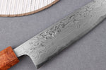 Couteau universel 15cm japonais artisanal Toshihiro Wakui Aogami 2 damas laminé