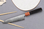 Couteau universel 15cm japonais artisanal Toshihiro Wakui Aogami 2 damas laminé
