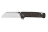 Couteau pliant QSP Penguin Plus 130XLE1 manche en carbone/titane noir et bronze 11,4cm