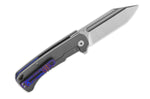 Couteau pliant QSP Rhino 143A manche en titane gris 10,8cm