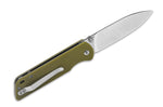 Couteau pliant QSP Parrot 102G manche en micarta vert clair 10,2cm
