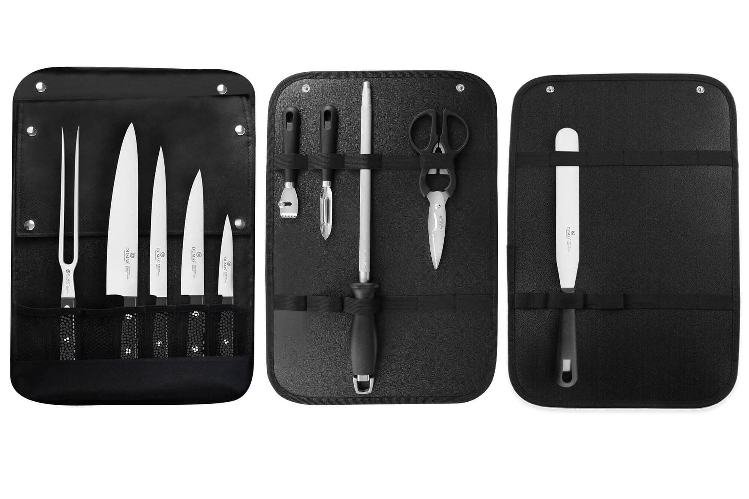 Sac spécial chef Sabatier 32 Dumas Cuisineco 4 couteaux + 6 ustensiles - Exclusivité