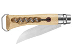 Couteau Opinel traditionnel n°10 lame 10cm virole tournante + tire-bouchon + décapsuleur