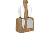 Set d'ustensiles à fromage Artesà avec bloc en bois