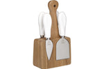 Set d'ustensiles à fromage Artesà avec bloc en bois