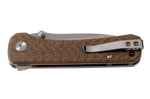Couteau pliant QSP Hawk 131G manche en micarta marron 10,5cm