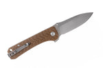 Couteau pliant QSP Hawk 131G manche en micarta marron 10,5cm