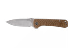 Couteau pliant QSP Hawk 131G manche en micarta marron 10,5cm