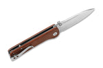 Couteau pliant QSP Hawk 131O1 manche en bois de Mkuruti 10,5cm