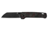 Couteau pliant QSP Penguin 130URD manche en G10 et carbone noir/rouge 10,2cm