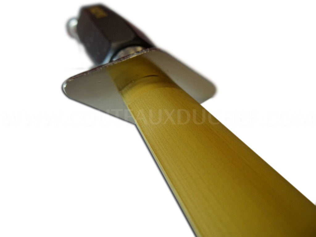 Fusil de boucher Titanium II mèche ovale 30cm FISCHER grain fin