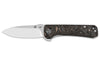 Couteau pliant QSP Hawk 131T manche en carbone incrusté de cuivre 10,5cm noir/bronze