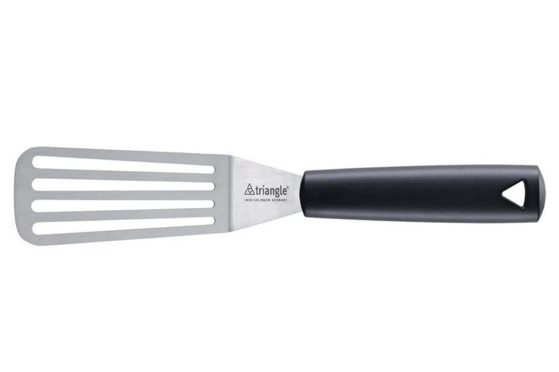 Spatule professionnelle Triangle coudée ajourée flexible en green grip 28,5cm