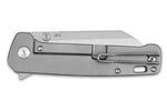 Couteau pliant QSP Penguin Plus 130XLG1 manche en carbone/titane multicolore 11,4cm