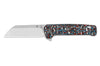 Couteau pliant QSP Penguin Plus 130XLG1 manche en carbone/titane multicolore 11,4cm