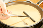 Râteau à crêpes Rösle en silicone et acier inoxydable