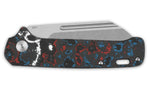 Couteau pliant QSP Penguin 130SJF1 manche en carbone multicolore 10,3cm