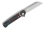 Couteau pliant QSP Penguin 130SJF1 manche en carbone multicolore 10,3cm