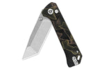 Couteau pliant QSP Grebe T 148F1 manche en raffir noir/marron 10,8cm