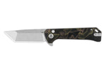 Couteau pliant QSP Grebe T 148F1 manche en raffir noir/marron 10,8cm
