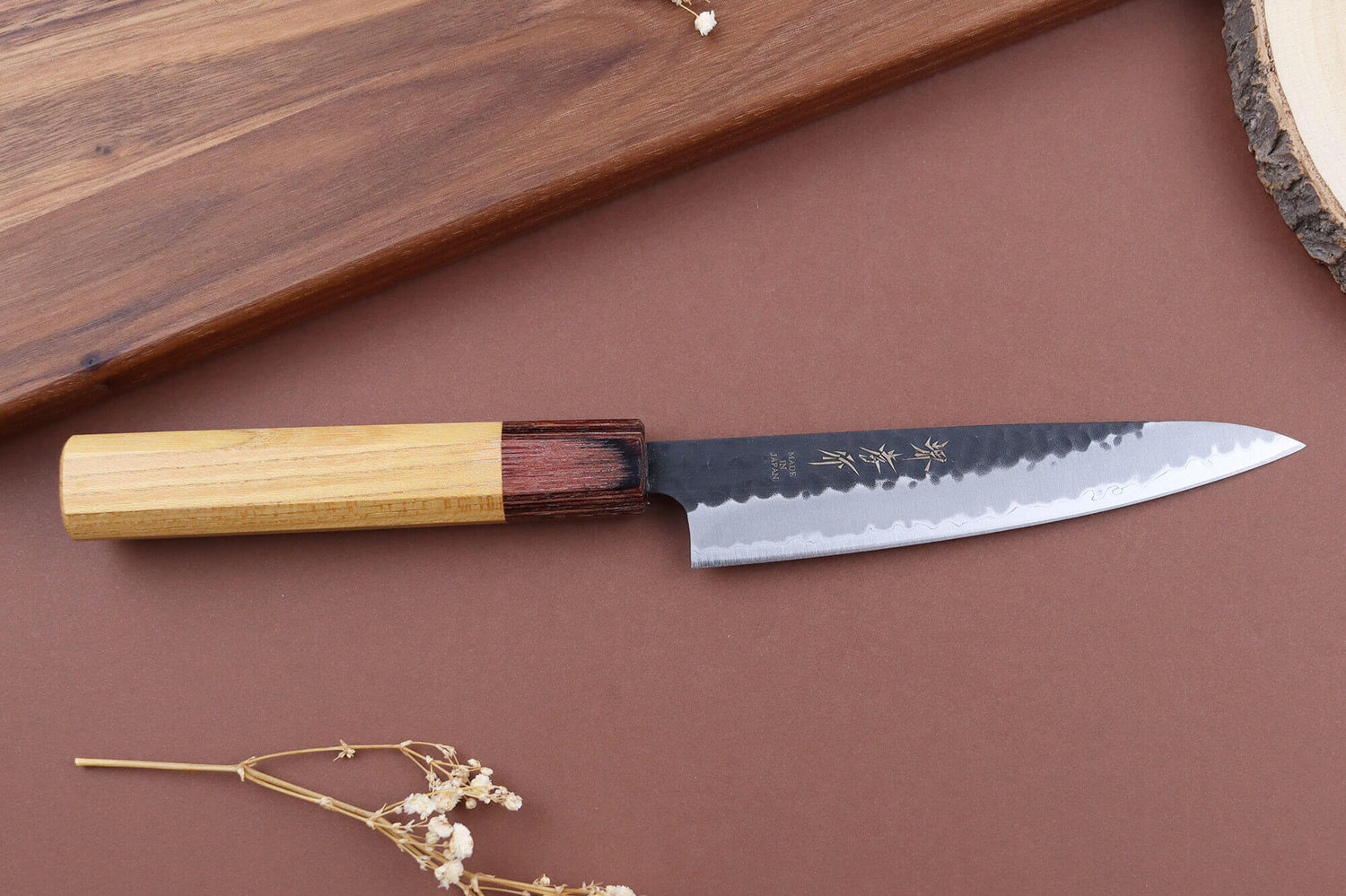 Couteau universel 13,5cm japonais Sakai Takayuki AS brut de forge