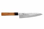 Couteau de chef 21cm japonais Sakai Takayuki Kashi Urushi VG10 damas