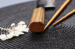 Couteau nakiri 16cm japonais Sakai Takayuki Kashi Urushi VG10 damas