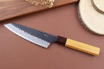 Couteau santoku kengata 16cm japonais Sakai Takayuki AS brut de forge