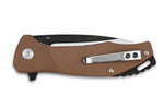 Couteau pliant QSP Raven 122A manche en G10 marron 11,4cm