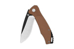 Couteau pliant QSP Raven 122A manche en G10 marron 11,4cm