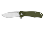 Couteau pliant QSP Raven 122B manche en G10 vert 11,4cm
