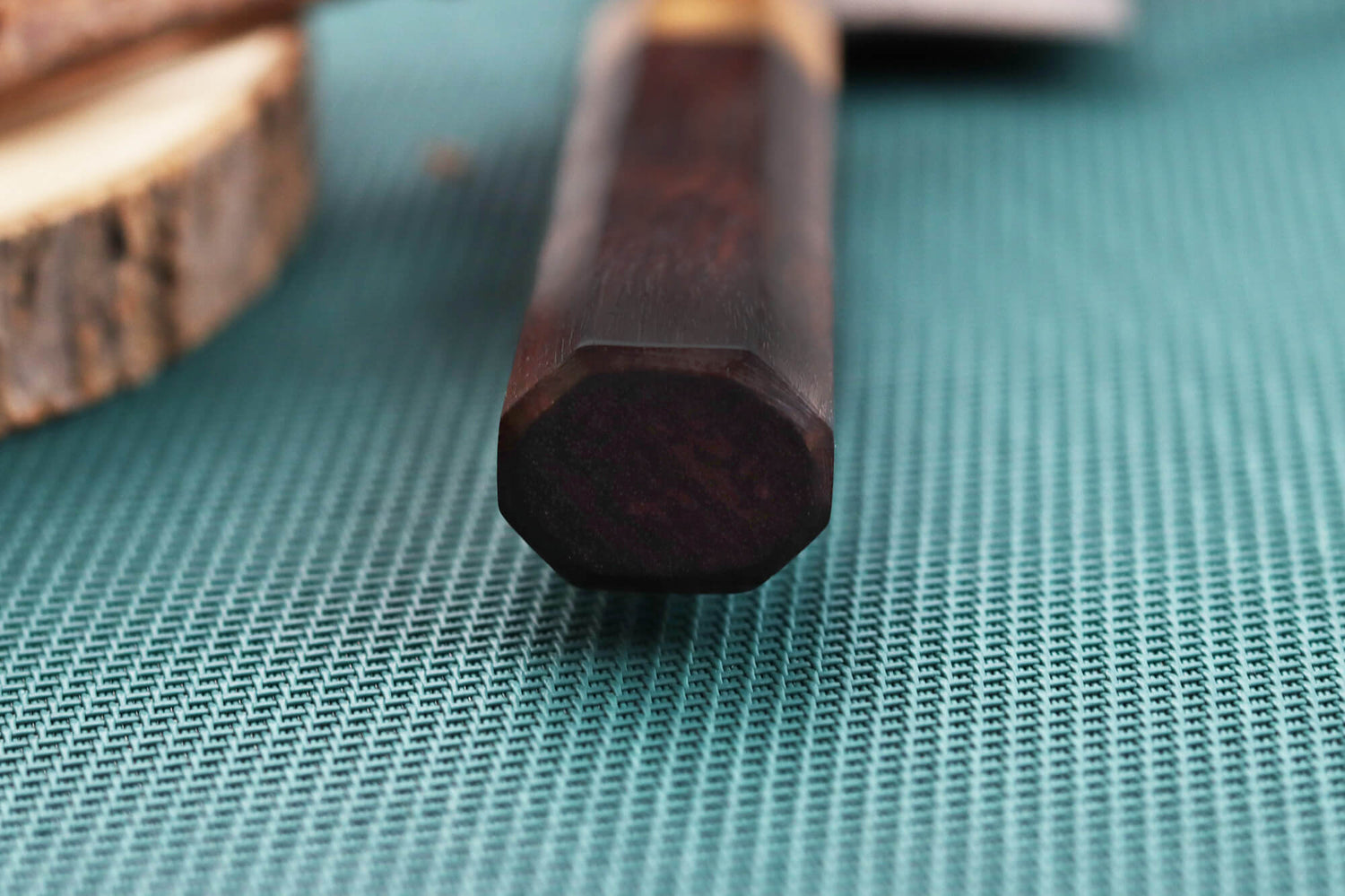 Couteau nakiri japonais artisanal Takeshi Saji VG10 Gold 16,5cm