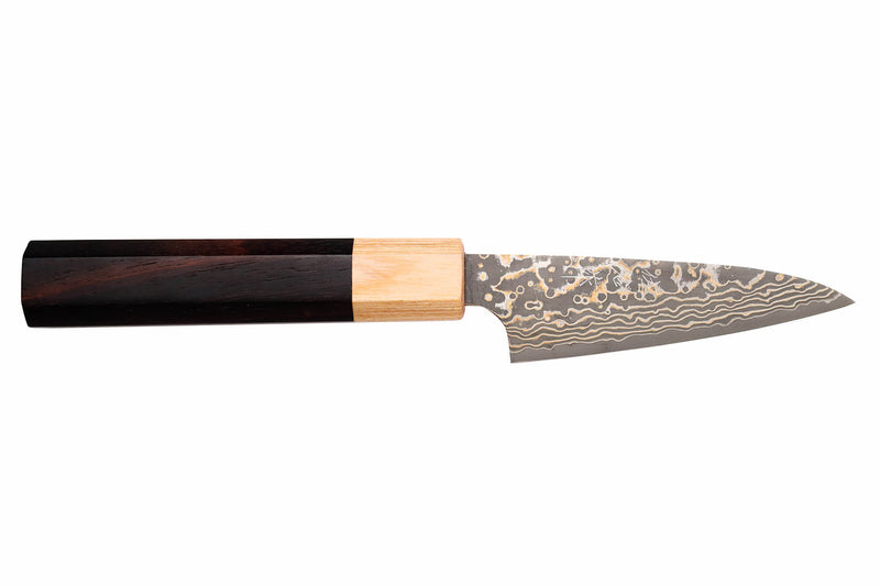 Couteau d'office 9cm japonais artisanal Takeshi Saji VG10 Gold