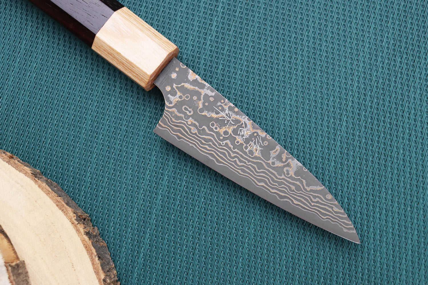 Couteau d'office 9cm japonais artisanal Takeshi Saji VG10 Gold