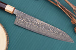 Couteau de chef 21cm japonais artisanal Takeshi Saji VG10 Gold