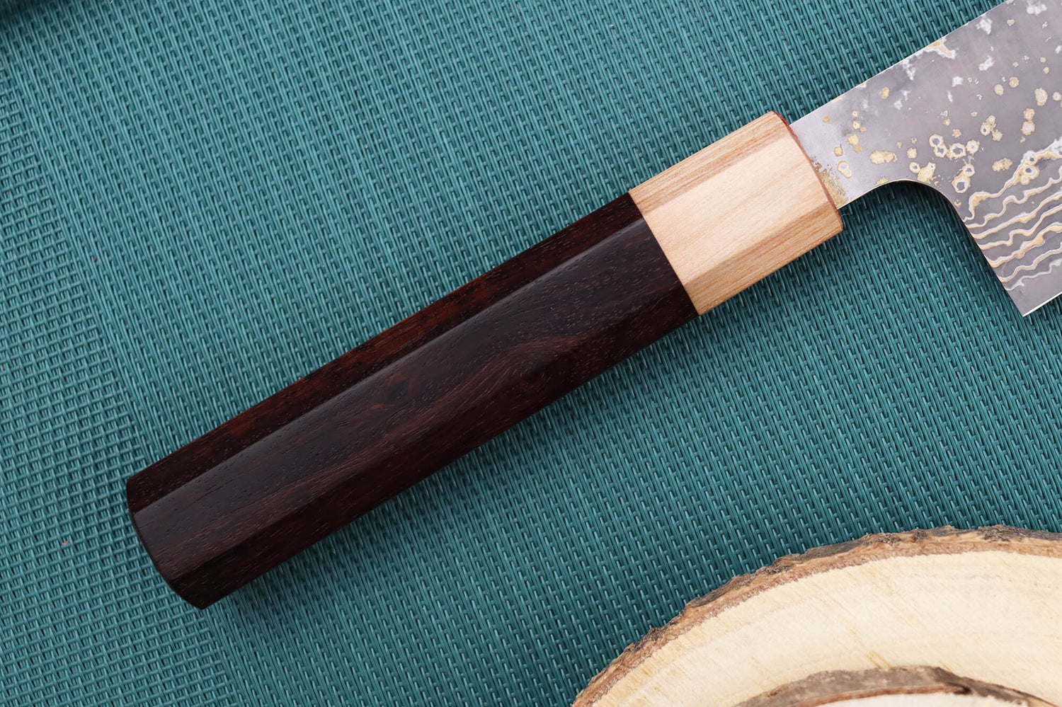 Couteau de chef 21cm japonais artisanal Takeshi Saji VG10 Gold