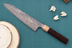 Couteau de chef 21cm japonais artisanal Takeshi Saji VG10 Gold