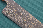 Couteau de chef 21cm japonais artisanal Takeshi Saji VG10 Gold