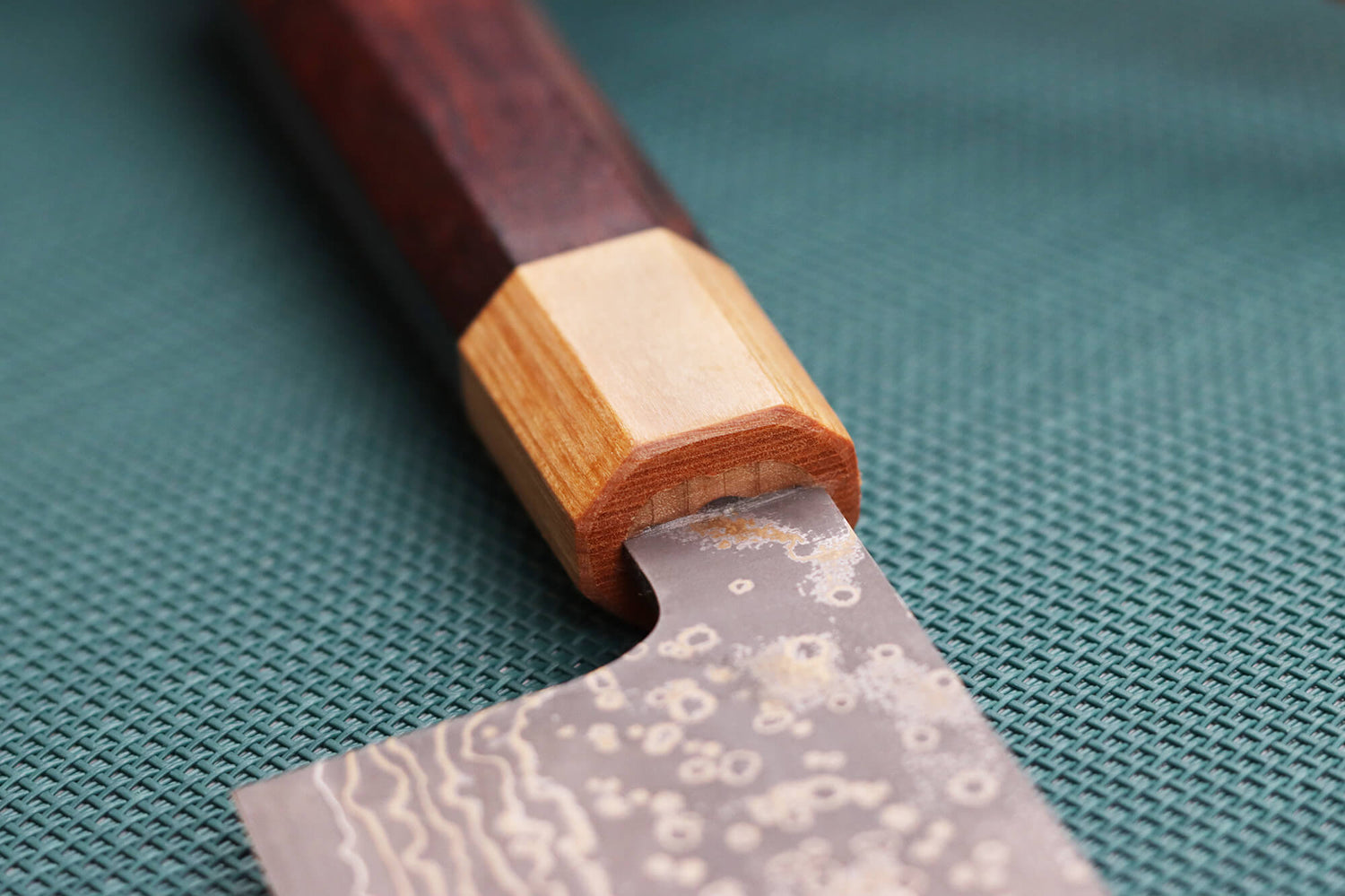 Couteau de chef 21cm japonais artisanal Takeshi Saji VG10 Gold