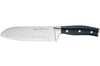 Couteau santoku Rösle Tradition lame alvéolée 17,5cm