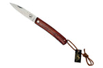 Couteau pliant artisanal Salamandra manche cocobolo 10cm + étui