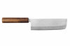 Couteau nakiri 16,5cm japonais artisanal Masutani martelé manche en chêne